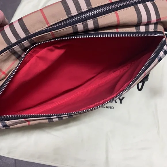 Authentic Burberry XL Classic Check Bumbag